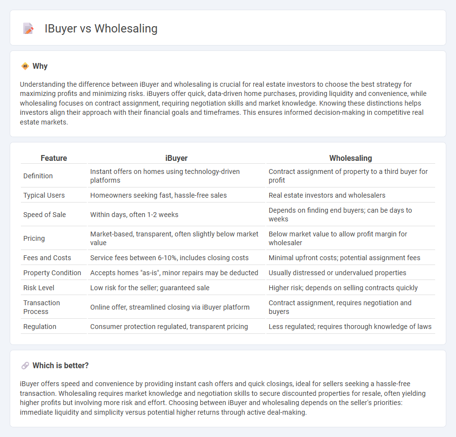 Ibuyer vs Wholesaling in Real Estate