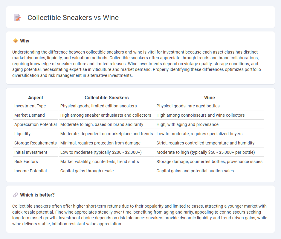 Collectible Sneakers vs Wine in Investment