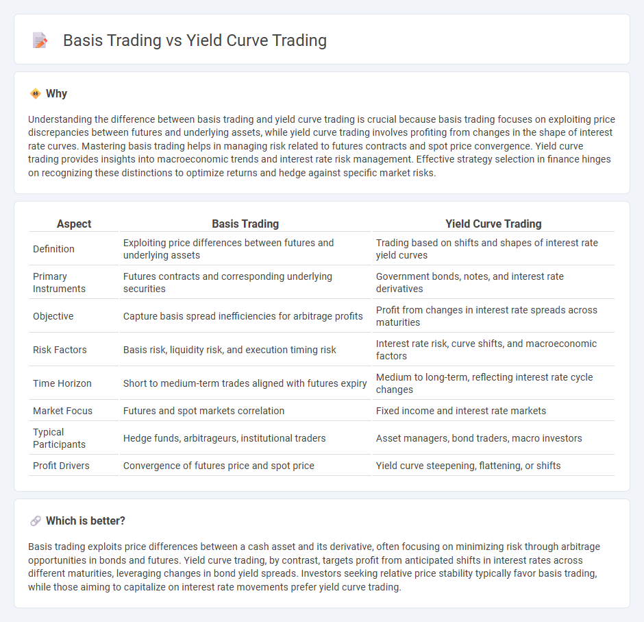 Basis Trading vs Yield Curve Trading in Finance