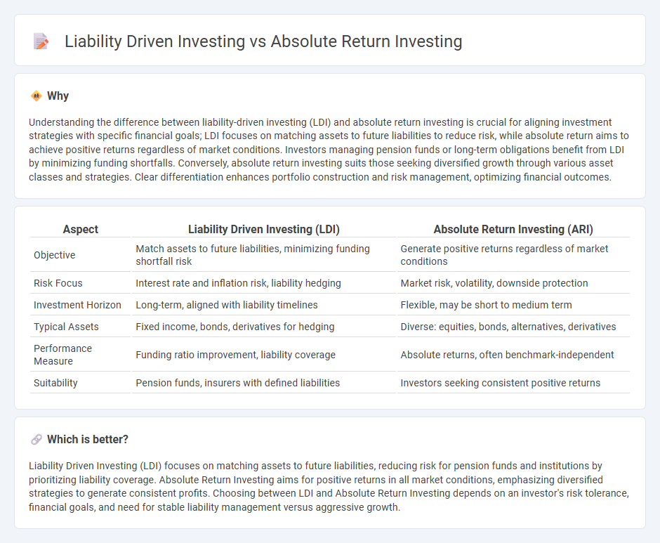 Liability Driven Investing vs Absolute Return Investing in Finance