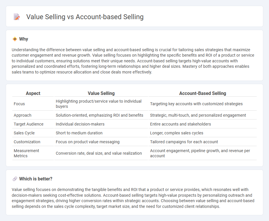 Value Selling vs Account-Based Selling in Sales