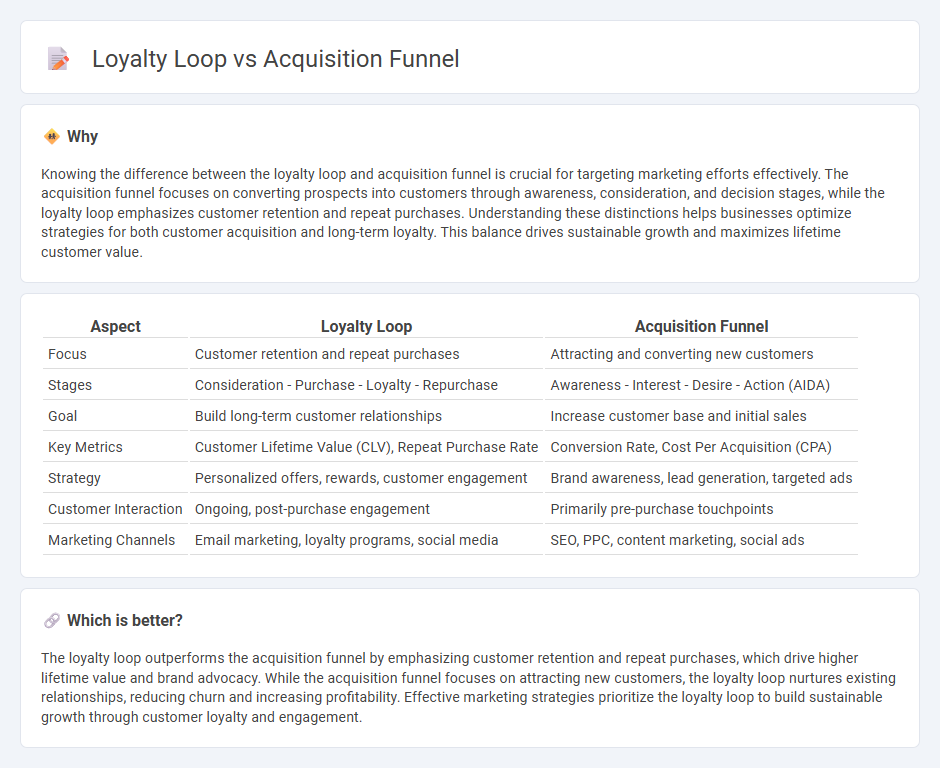 Loyalty Loop vs Acquisition Funnel in Marketing