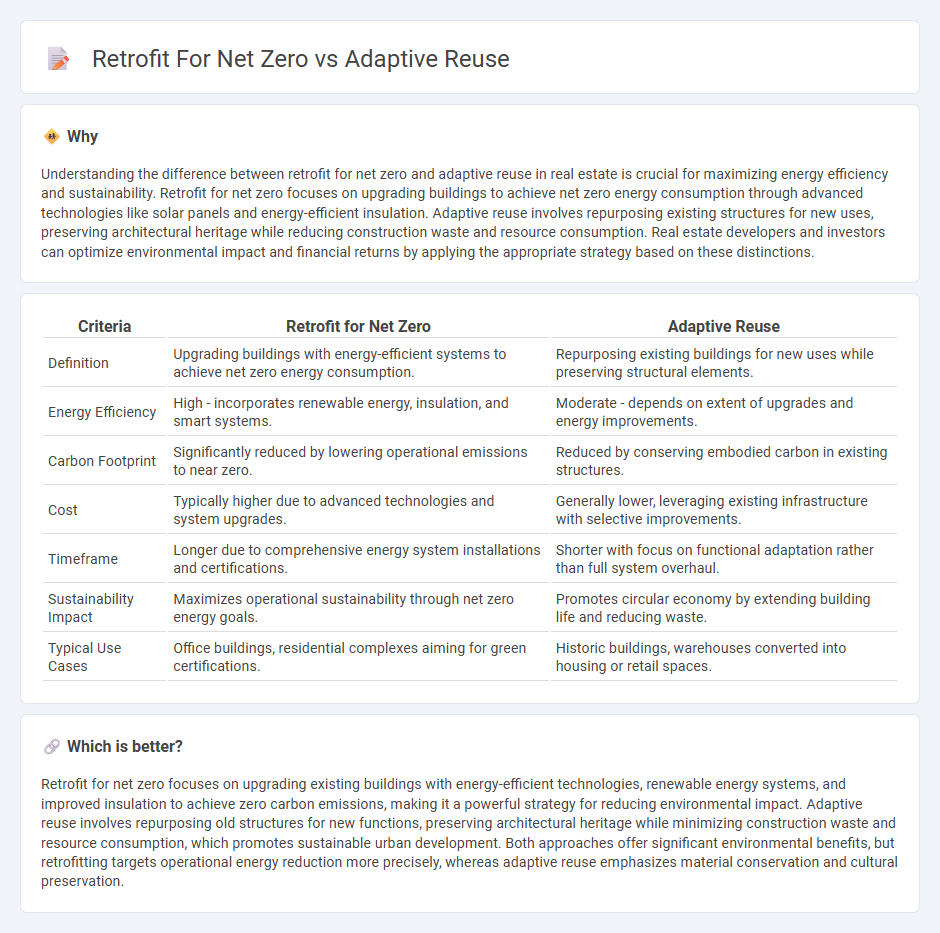 Retrofit For Net Zero vs Adaptive Reuse in Real Estate