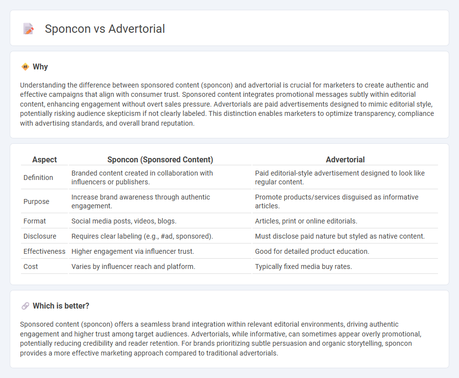 Sponcon vs Advertorial in Marketing