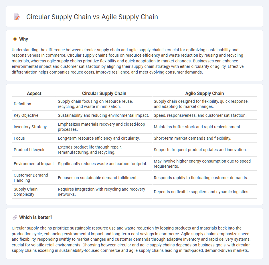 Circular Supply Chain vs Agile Supply Chain in Commerce