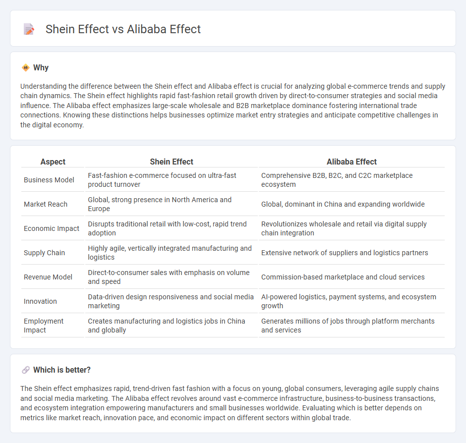 Shein Effect vs Alibaba Effect in Economy
