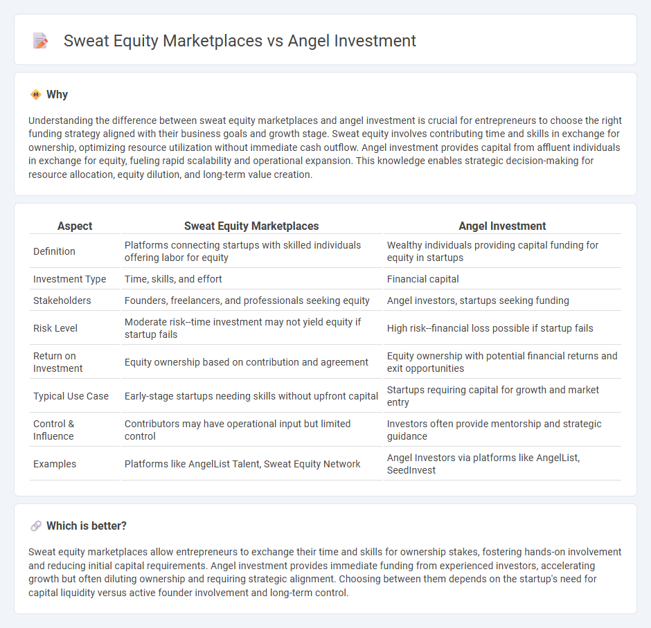 Sweat Equity Marketplaces vs Angel Investment in Entrepreneurship