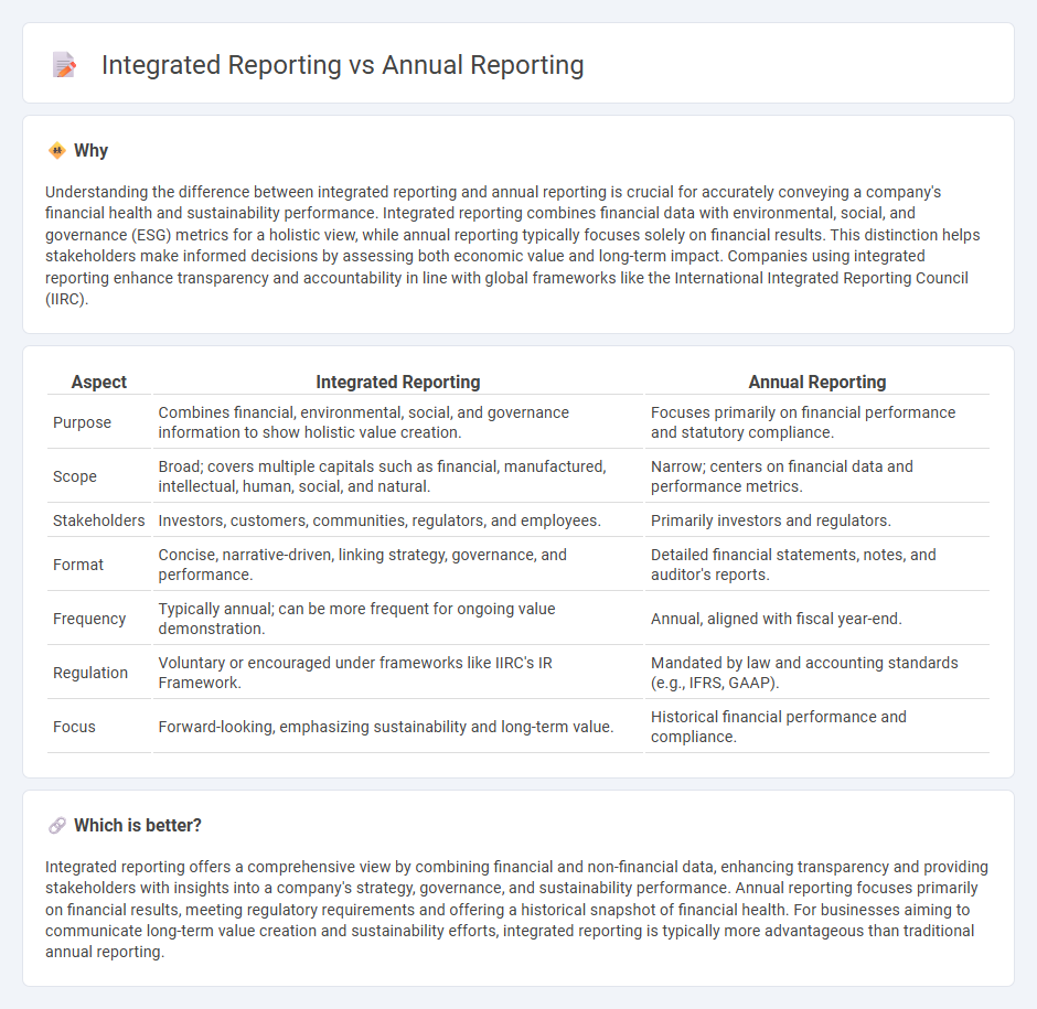 Integrated Reporting vs Annual Reporting in Accounting