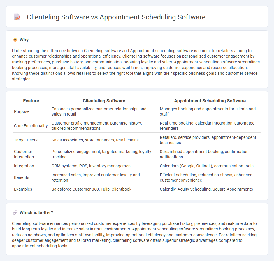 Clienteling Software vs Appointment Scheduling Software in Retail
