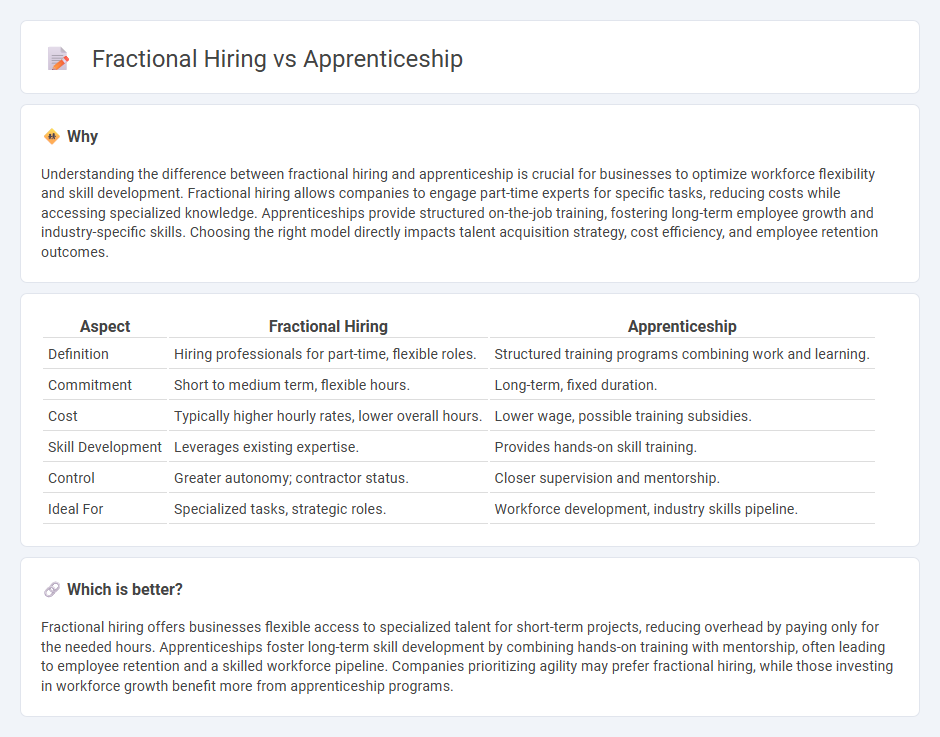 Fractional Hiring vs Apprenticeship in Employment