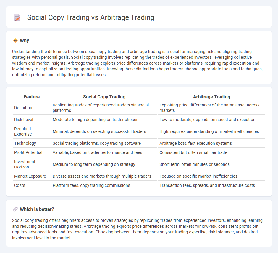 Social Copy Trading vs Arbitrage Trading in Trading