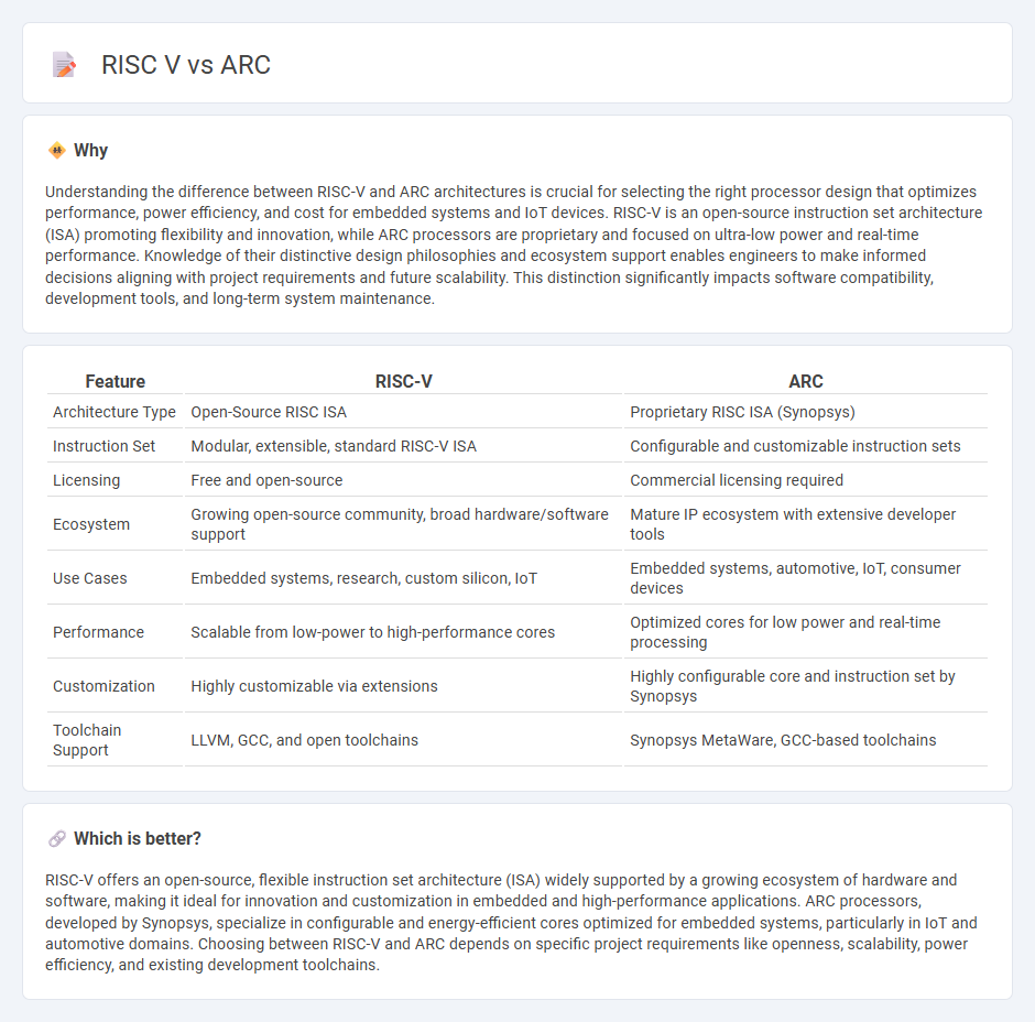 Risc V vs Arc in Technology