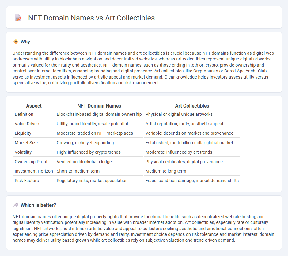 Nft Domain Names vs Art Collectibles in Investment