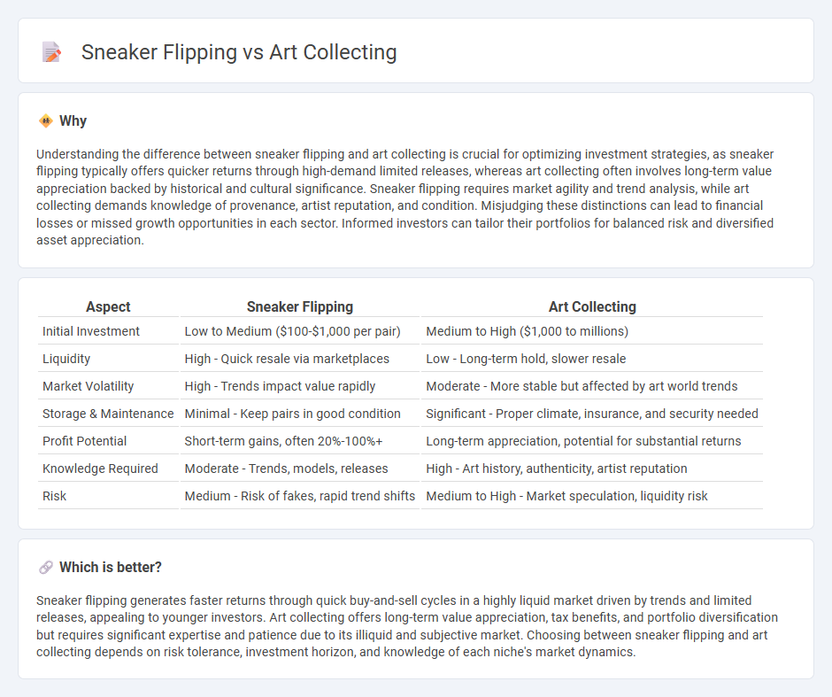 Sneaker Flipping vs Art Collecting in Investment