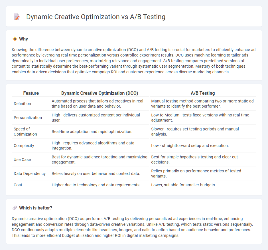 Dynamic Creative Optimization vs A/B Testing in Marketing