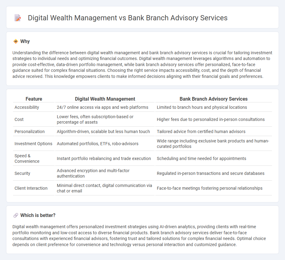Digital Wealth Management vs Bank Branch Advisory Services in Banking
