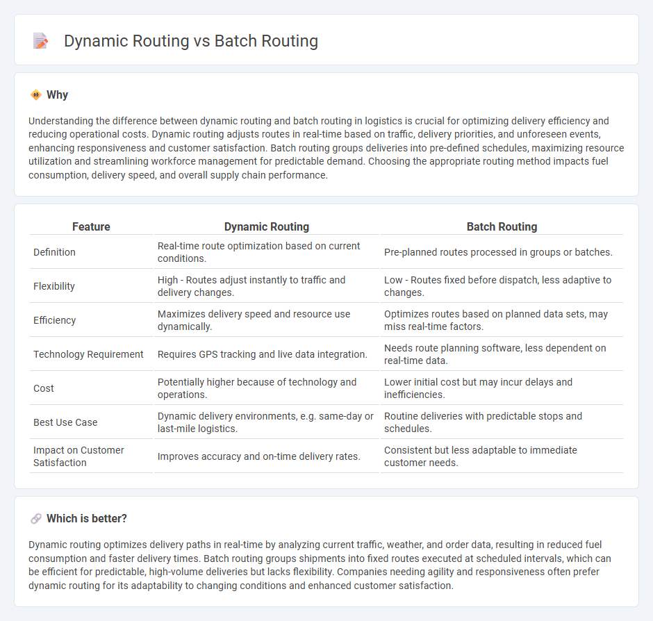 Dynamic Routing vs Batch Routing in Logistics