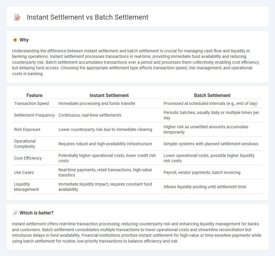 Instant Settlement vs Batch Settlement in Banking