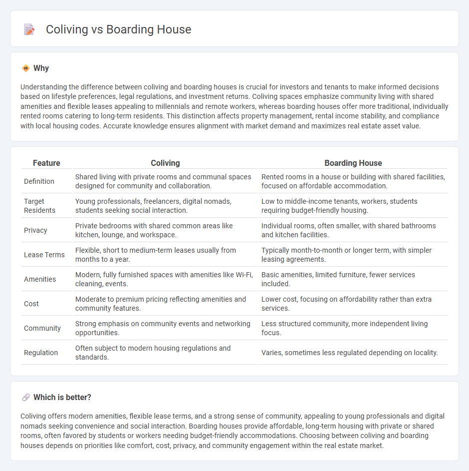 Coliving vs Boarding House in Real Estate