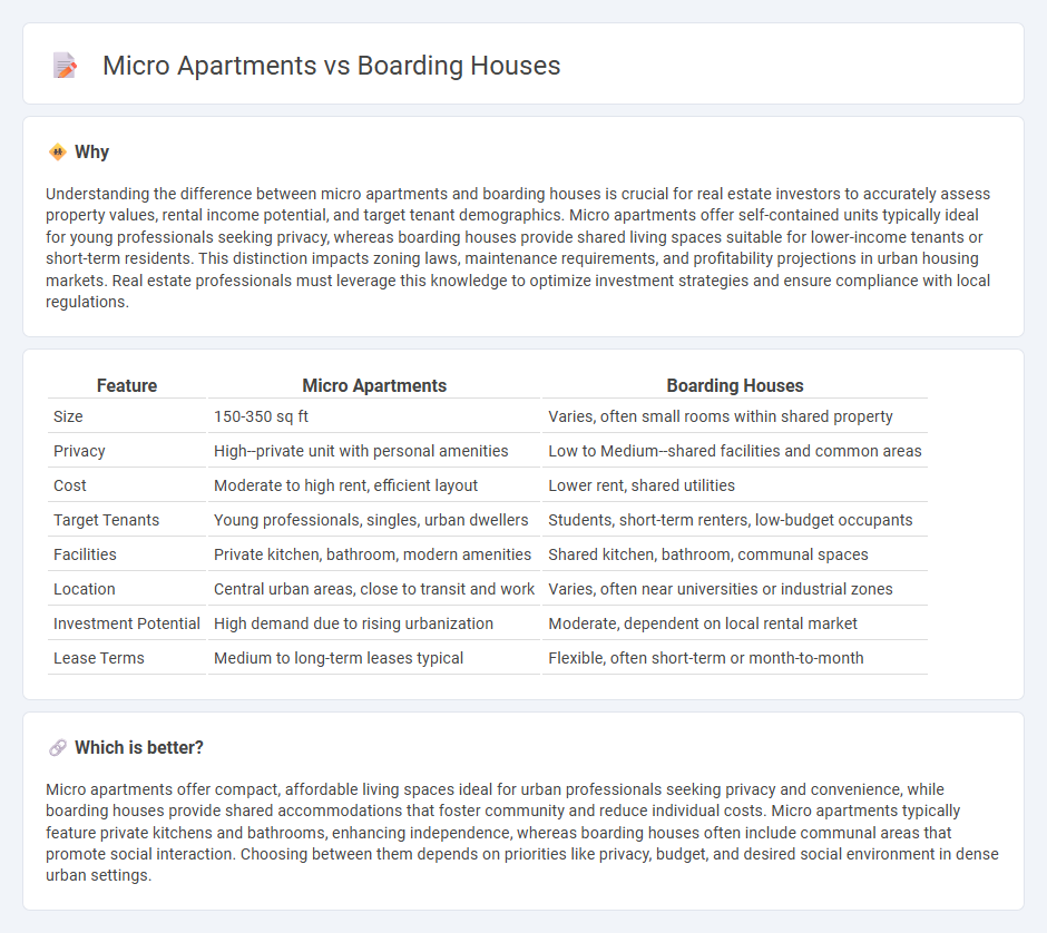 Micro Apartments vs Boarding Houses in Real Estate