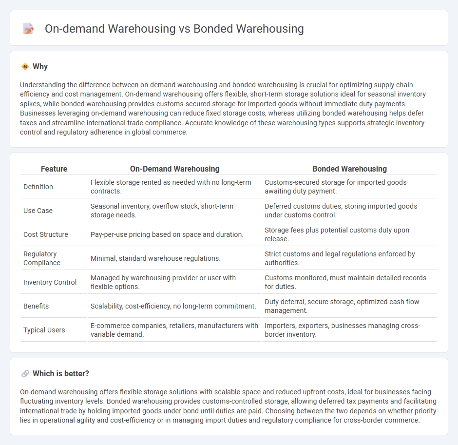 On-Demand Warehousing vs Bonded Warehousing in Commerce