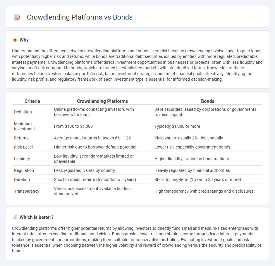Crowdlending Platforms vs Bonds in Investment