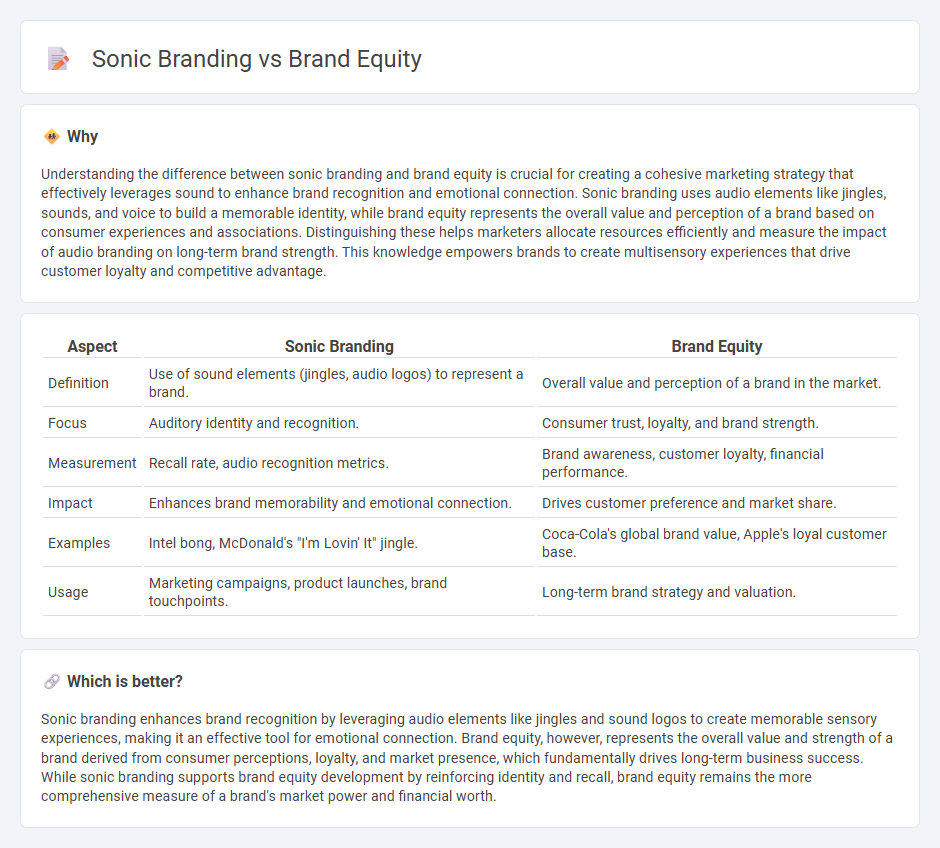 Sonic Branding vs Brand Equity in Marketing