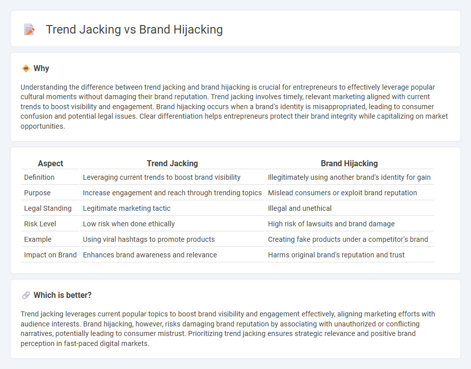 Trend Jacking vs Brand Hijacking in Entrepreneurship