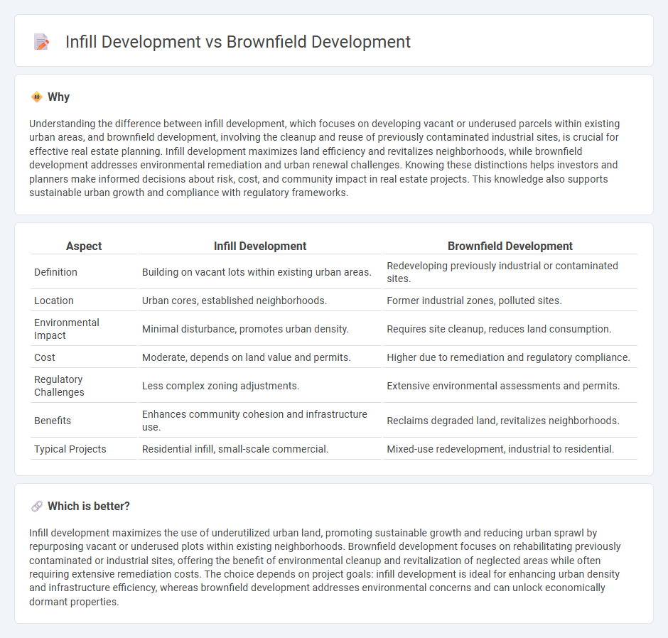 Infill Development vs Brownfield Development in Real Estate