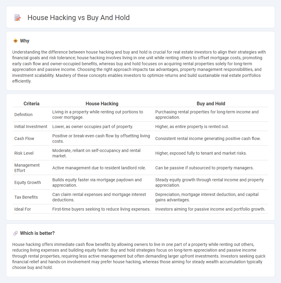 House Hacking vs Buy And Hold in Real Estate