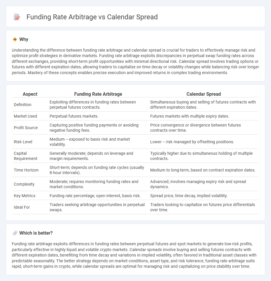 Funding Rate Arbitrage vs Calendar Spread in Trading