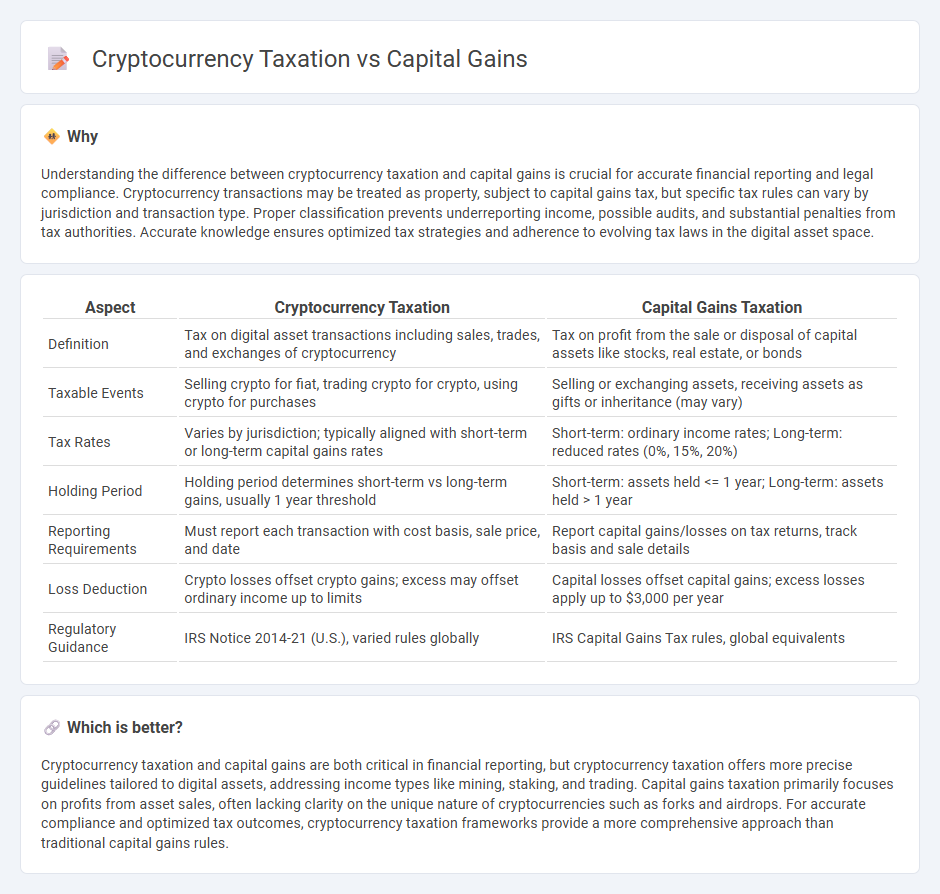 Cryptocurrency Taxation vs Capital Gains in Accounting
