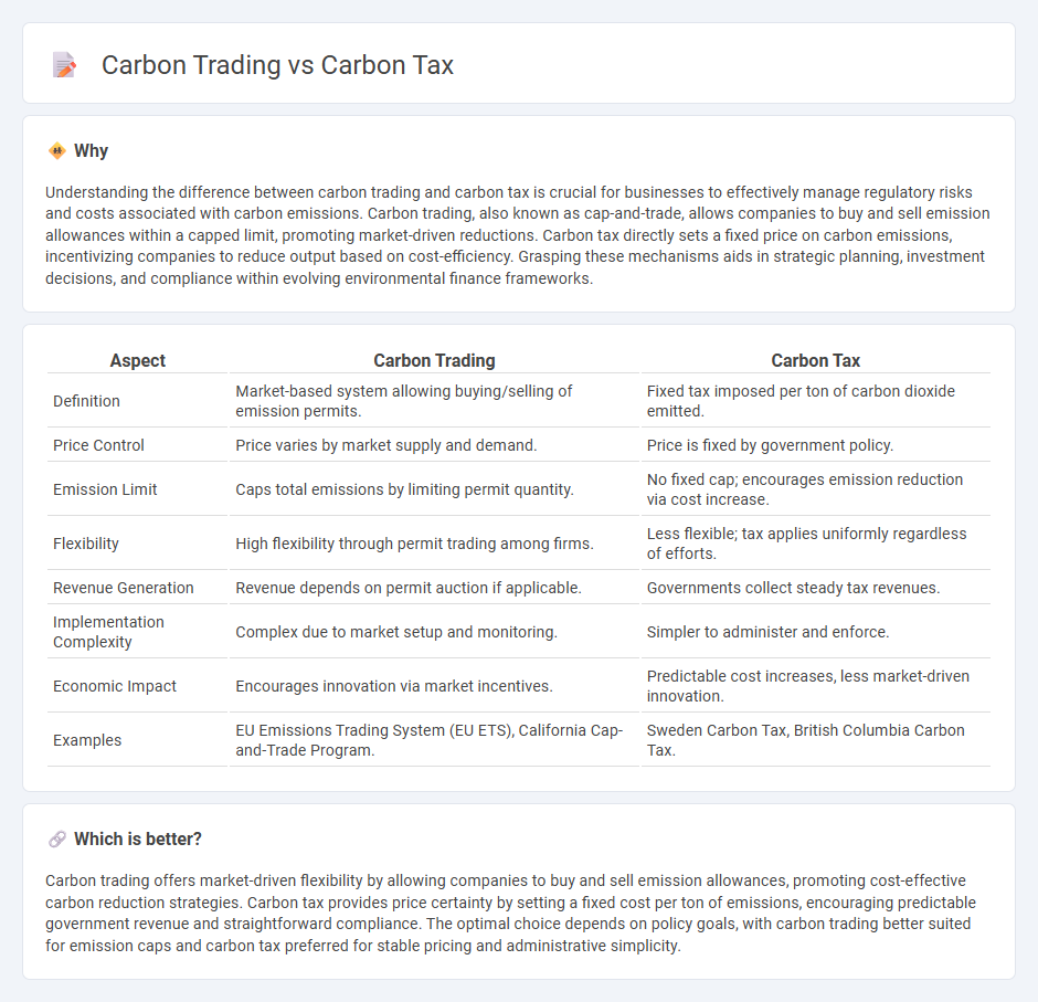 Carbon Trading vs Carbon Tax in Finance