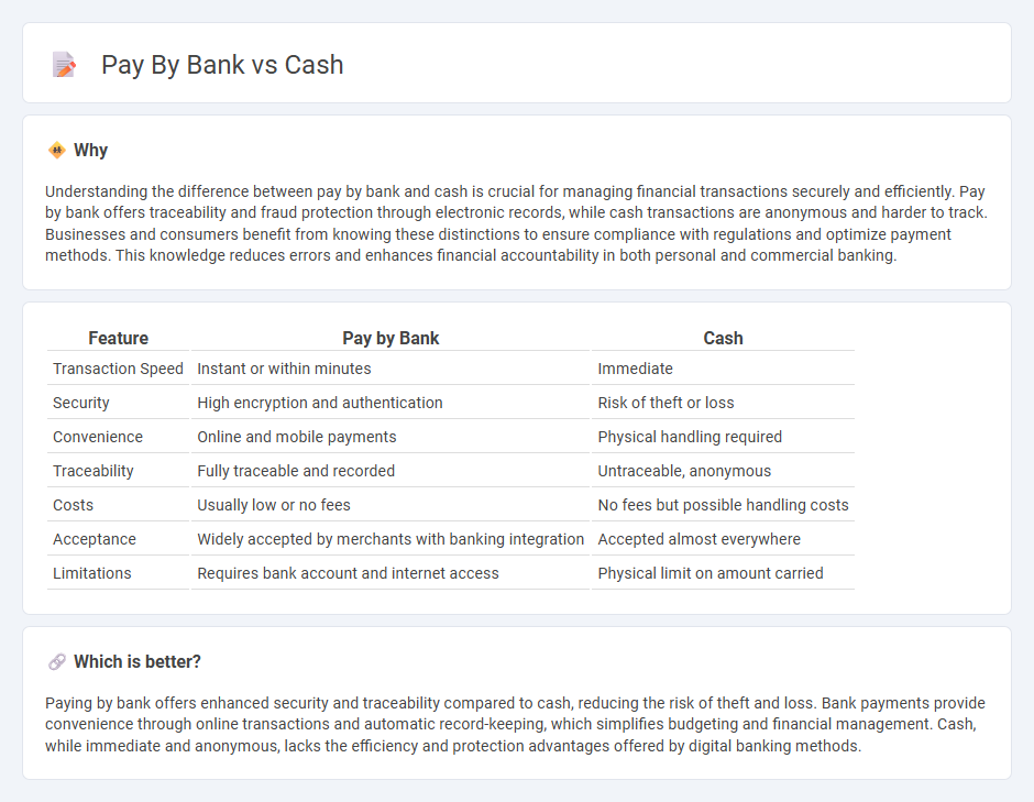 Pay By Bank vs Cash in Banking