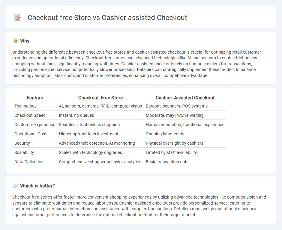 Checkout-Free Store vs Cashier-Assisted Checkout in Retail