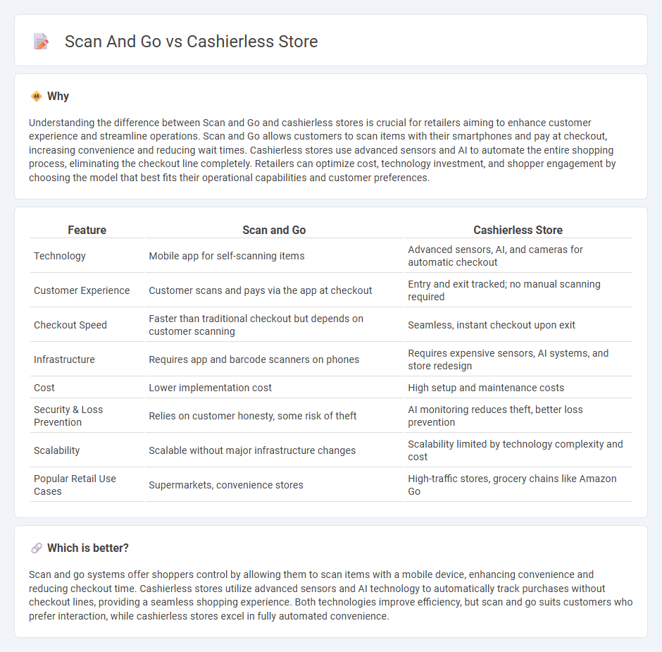 Scan And Go vs Cashierless Store in Retail