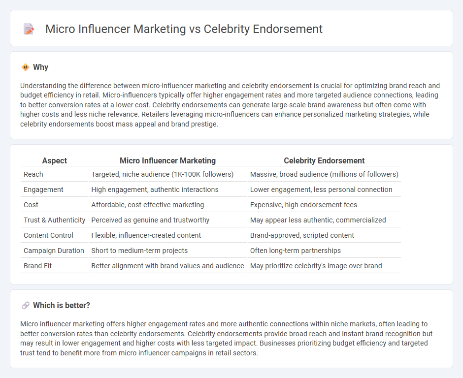 Micro Influencer Marketing vs Celebrity Endorsement in Retail