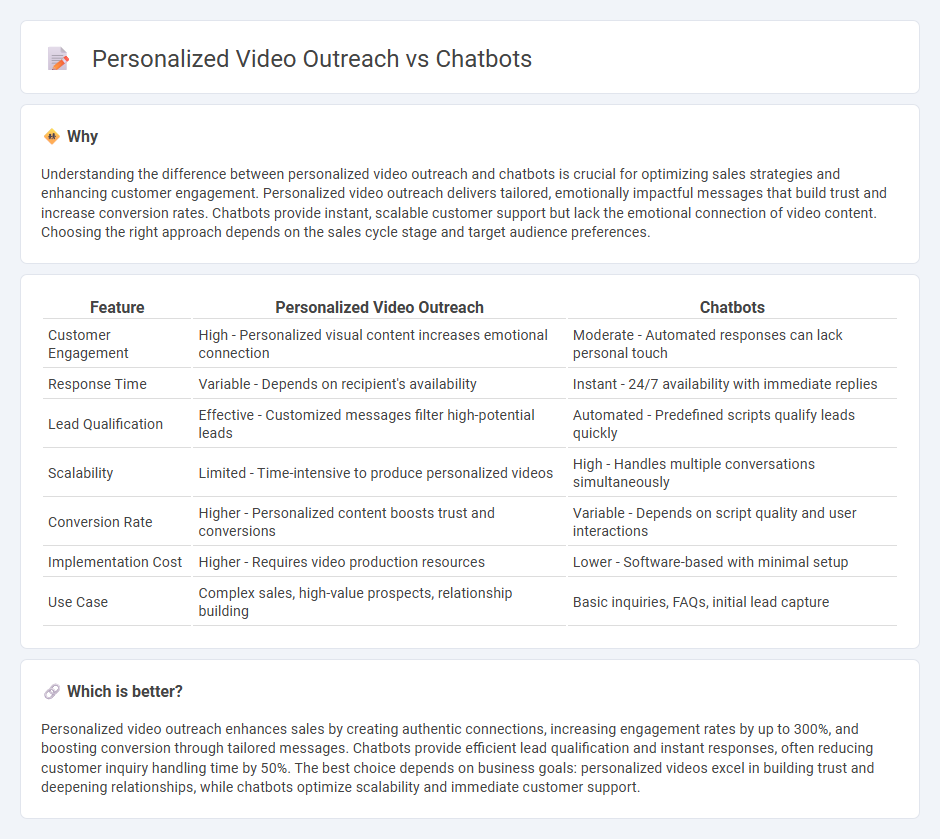 Personalized Video Outreach vs Chatbots in Sales