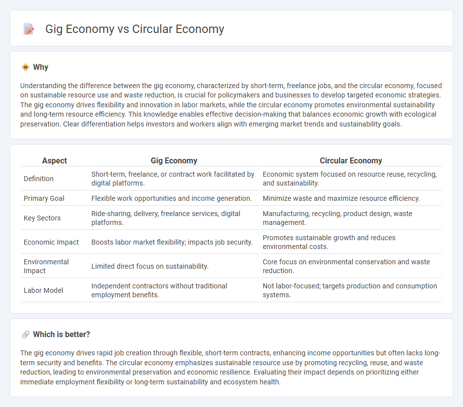 Gig Economy vs Circular Economy in Economy