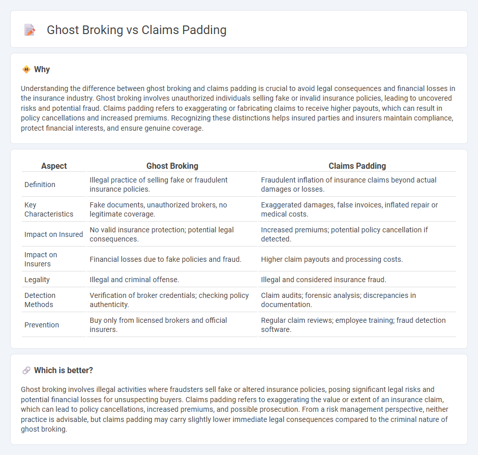 Ghost Broking vs Claims Padding in Insurance