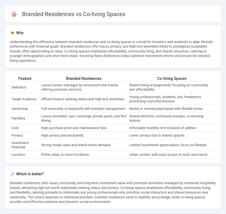 Branded Residences vs Co-Living Spaces in Real Estate