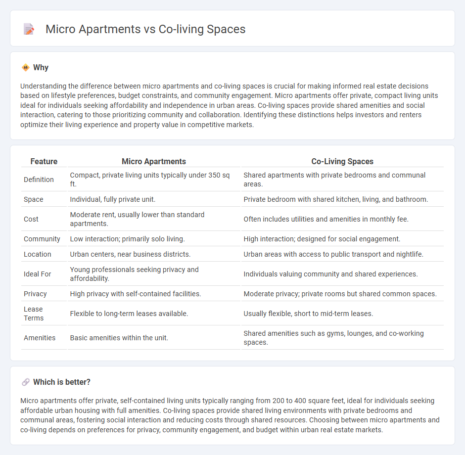 Micro Apartments vs Co-Living Spaces in Real Estate