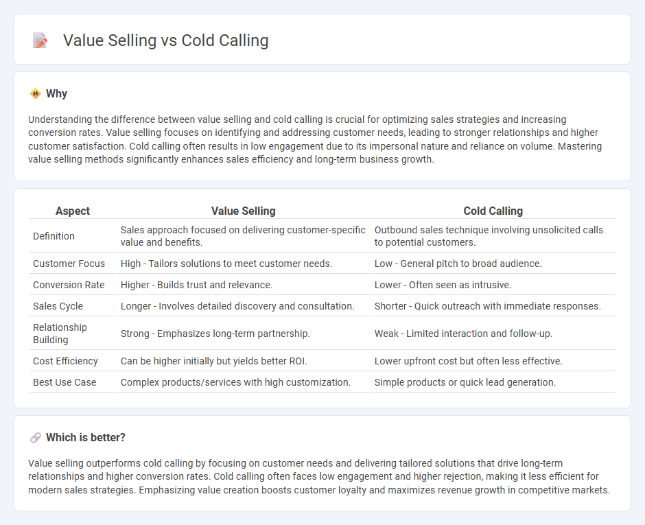 Value Selling vs Cold Calling in Sales