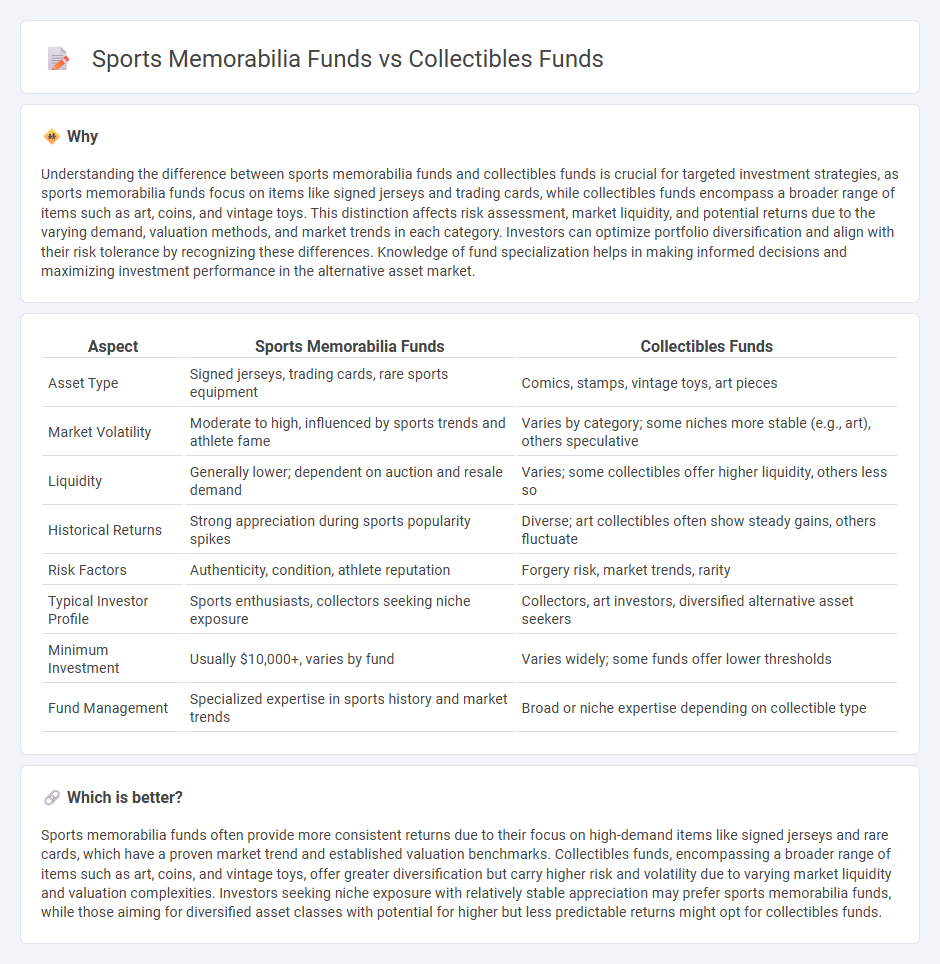 Sports Memorabilia Funds vs Collectibles Funds in Investment