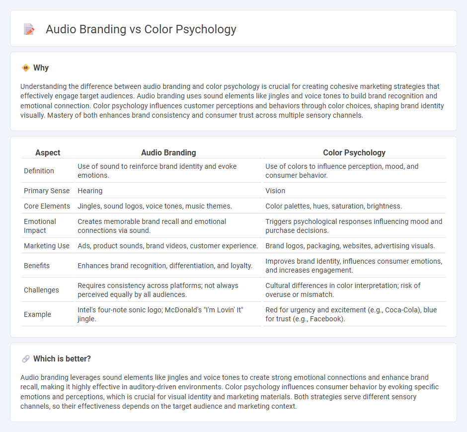 Audio Branding vs Color Psychology in Marketing