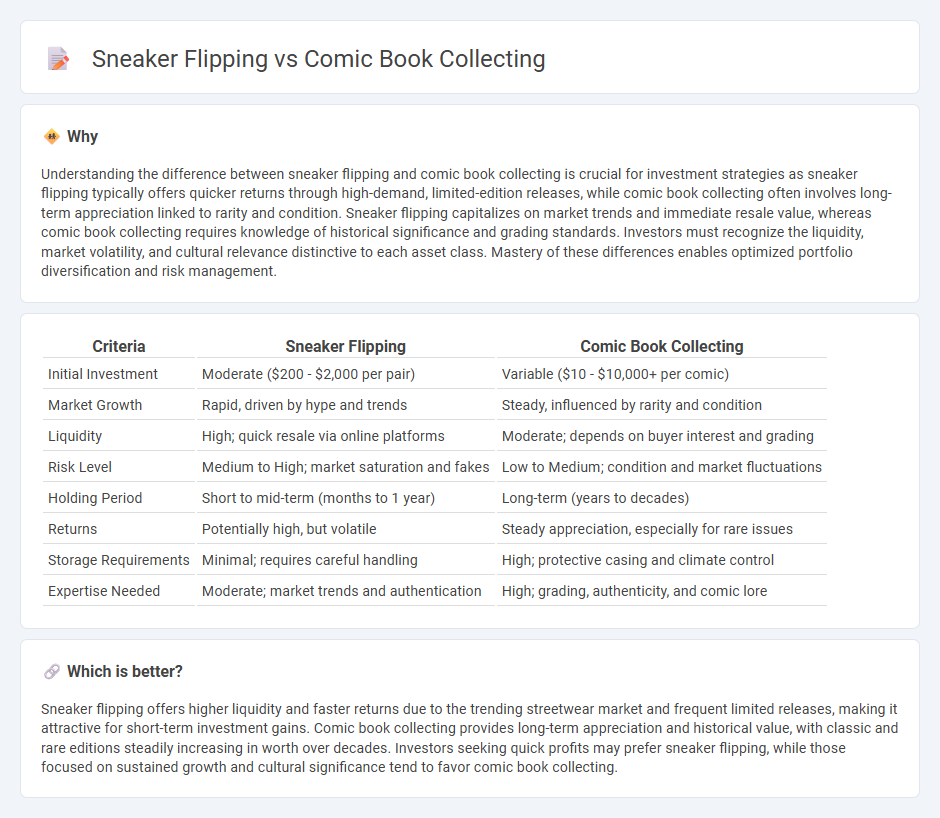 Sneaker Flipping vs Comic Book Collecting in Investment