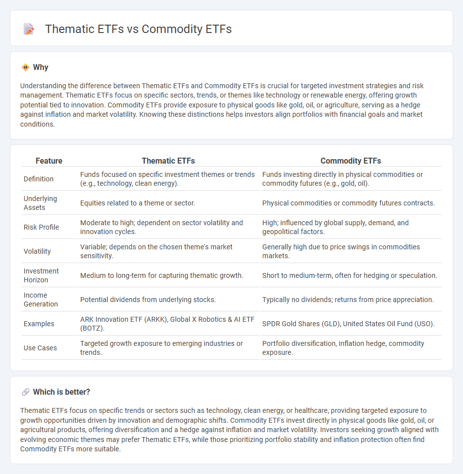 Thematic Etfs vs Commodity Etfs in Finance