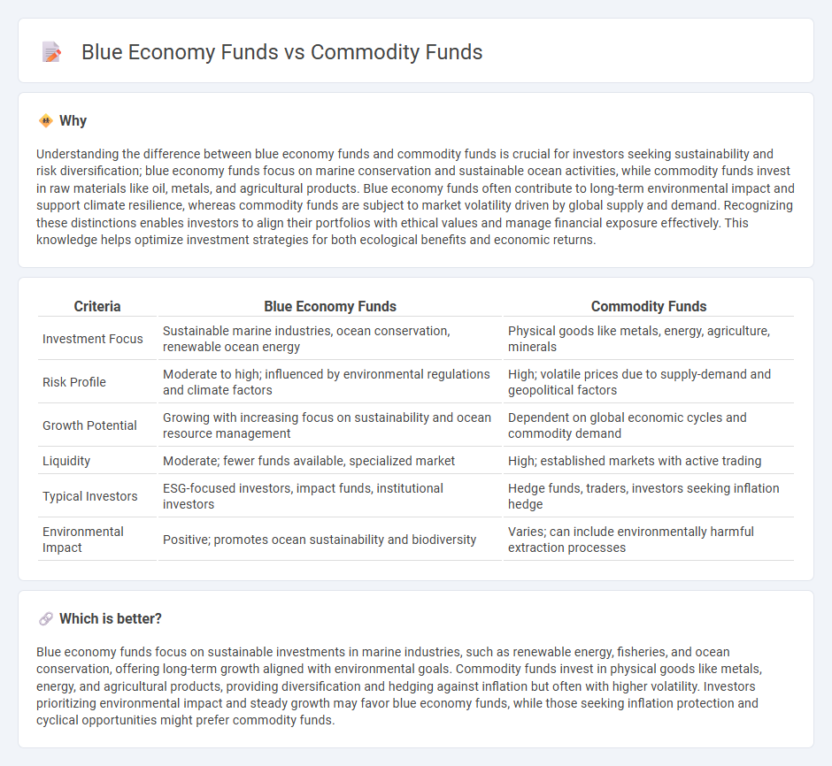 Blue Economy Funds vs Commodity Funds in Investment