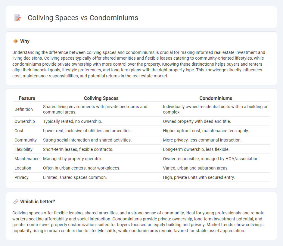 Coliving Spaces vs Condominiums in Real Estate