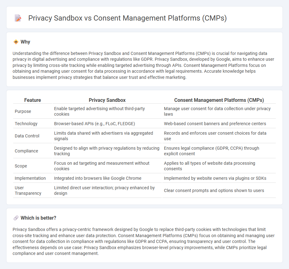 Privacy Sandbox vs Consent Management Platforms (Cmps) in Technology